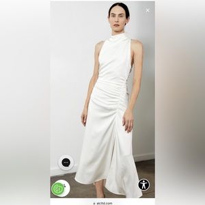 ALC Inez dress whisper white